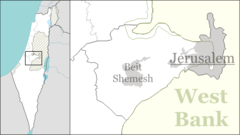 Area around Jerusalem is located in Jerusalem
