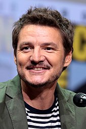 Pedro Pascal speaking at the 2017 San Diego Comic-Con International in San Diego, California