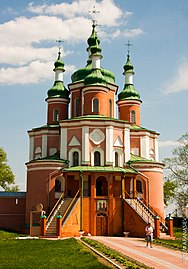 Peter and Paul Church of the Hustynia Monastery, Chernihiv Oblast (1693)