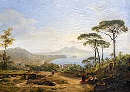 Naples, vue du Pausilippe (1842, musée des Augustins de Toulouse)