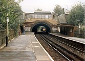 Heaton Park railway station in 1988