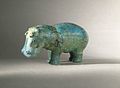 Hippo, ca. 1938-1539 BC, Brooklyn Museum. Length: 10.8 cm, Dynasty XII