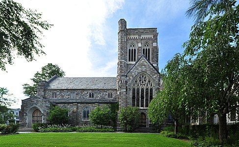 The Rossiter-designed St. Michael's Church (Episcopal), Litchfield, Connecticut (consecrated 1921; photos 2013).