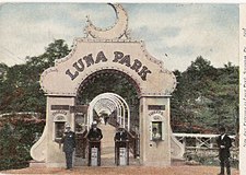 Luna Park, Scranton was a popular amusement park from 1906 until its demise in 1916. While remnants of the park still exist, most of the grounds are now covered by Interstate 81