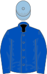 Blue, blue sleeves, soft blue cap