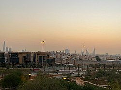 A view of Riyadh from the Diplomatic Quarter