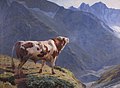 'Taureau dans les Alpes', 'Bull in the Alps' 1884 OOC 200 x 270 cm