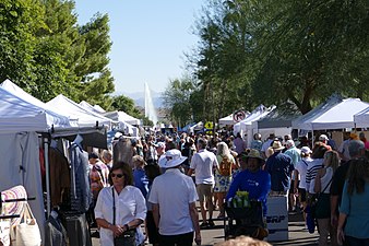 More than 120,000 people attend the annual Fountain Festival each fall in Fountain Hills.