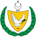 Coat of arms of the Turkish Federated State of Cyprus (1975–1983)