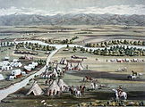 Denver, Colorado [Cherry Creek off the South Platte River] in 1859