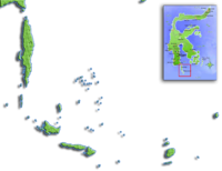 Region where the vessel sank