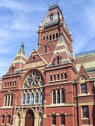 Memorial Hall, Harvard University (1870–77), Cambridge, Massachusetts. Ware & Van Brunt, architects.