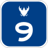 Thailand Route 9 shield}}