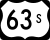 U.S. Highway 63S marker