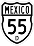 Federal Highway 55D shield