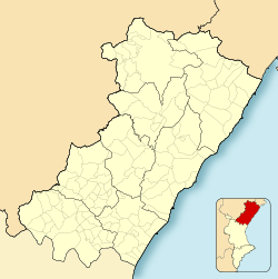 Vilafamés is located in Province of Castellón