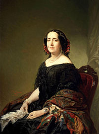 Gertrudis Gómez de Avellaneda by Federico Madrazo, 1857