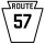 Pennsylvania Route 57 marker