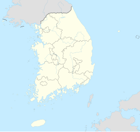 Map showing the location of Seoak Seowon