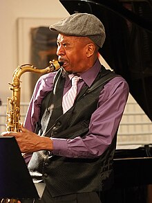 Gregory Tardy playing at the Jerusalem Jazz Festival in 2017
