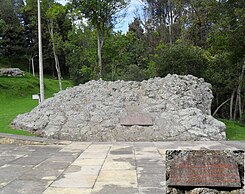 A monument honouring the British Legions at the Bridge of Boyacá