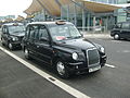 Image 2TX4 London Taxi at Heathrow Airport.