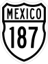Federal Highway 187 shield