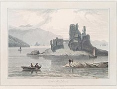 Castle Eilen Donan - painting by William Danie
