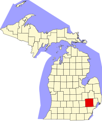 Location within the state of Michigan