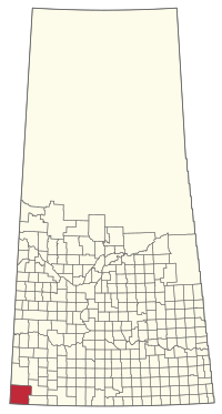 Location of the RM of Reno No. 51 in Saskatchewan