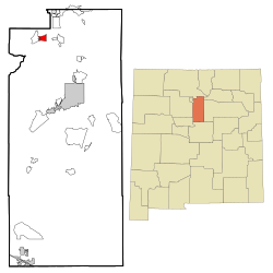 Location of El Rancho, New Mexico