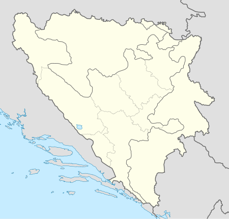 2017–18 First League of the Federation of Bosnia and Herzegovina is located in Bosnia and Herzegovina