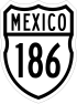 Federal Highway 186 shield