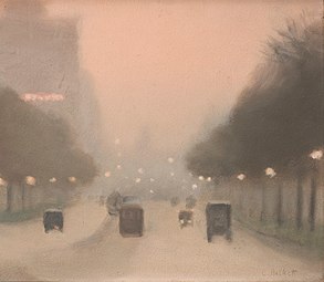 Evening, St Kilda Road, 1930, Art Gallery of New South Wales