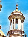 Detail of one of the two turrets of the Templo de San Antonio, 1895, Aguascalientes, Ags.