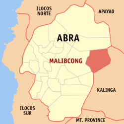 Map of Abra with Malibcong highlighted