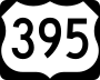 U.S. Route 395 Alternate marker