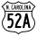 U.S. Highway 52A marker