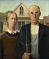Image 42American Gothic, a 1930 painting by Grant Wood, has been in the collection of the Art Institute of Chicago since shortly after its creation. The painting is one of the most familiar images in 20th-century American art and has been widely parodied in popular culture. Image credit: Grant Wood (painter), Google Art Project (digital file), DcoetzeeBot (upload) (from Portal:Illinois/Selected picture)