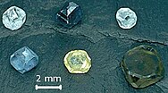 Colored synthetic diamonds produced via the HPHT process