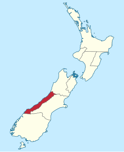 Westland Province within New Zealand post 1873