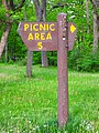 Picnic area signage