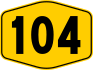 Federal Route 104 shield}}
