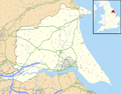 RAF Bridlington is located in East Riding of Yorkshire
