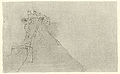 Goethe's drawing of Castello Scaligero, torn in the incident described in Italian Journey.