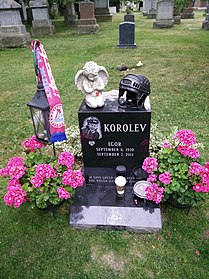 Gravestone of Igor Korolev