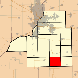 Location in Tazewell County