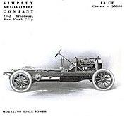 1911 Simplex Model 90 Chassis