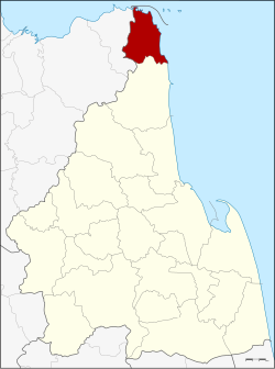 District location in Nakhon Si Thammarat province