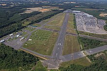 Aerial View of Blackbushe Airport in 2016